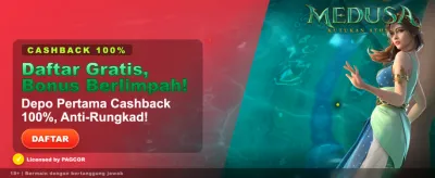 Klaim Bonus Slot Medusa banner